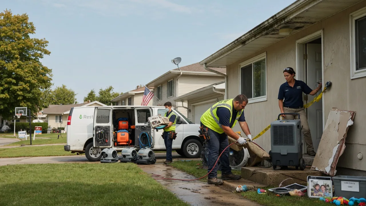 Water Damage Restoration in English, IN near me